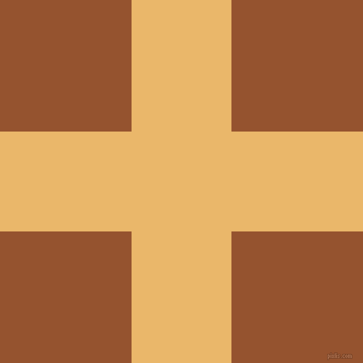 checkered chequered horizontal vertical lines, 142 pixel lines width, 374 pixel square size, Harvest Gold and Chelsea Gem plaid checkered seamless tileable