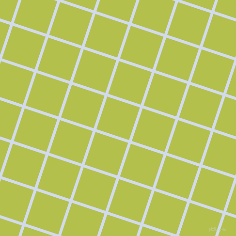 72/162 degree angle diagonal checkered chequered lines, 6 pixel lines width, 71 pixel square size, Hawkes Blue and Celery plaid checkered seamless tileable