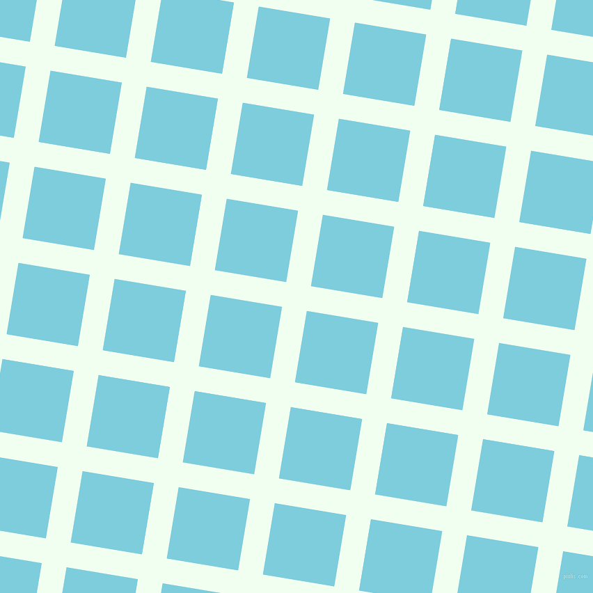 81/171 degree angle diagonal checkered chequered lines, 36 pixel line width, 104 pixel square size, Honeydew and Spray plaid checkered seamless tileable