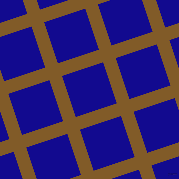 18/108 degree angle diagonal checkered chequered lines, 52 pixel lines width, 169 pixel square size, Hot Curry and Ultramarine plaid checkered seamless tileable