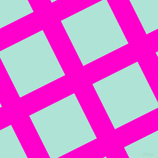 27/117 degree angle diagonal checkered chequered lines, 67 pixel line width, 167 pixel square size, Hot Magenta and Ice Cold plaid checkered seamless tileable