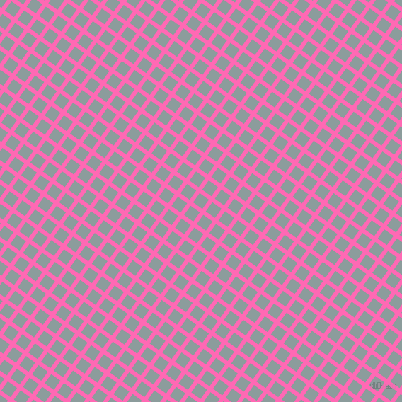 54/144 degree angle diagonal checkered chequered lines, 6 pixel lines width, 16 pixel square size, Hot Pink and Submarine plaid checkered seamless tileable