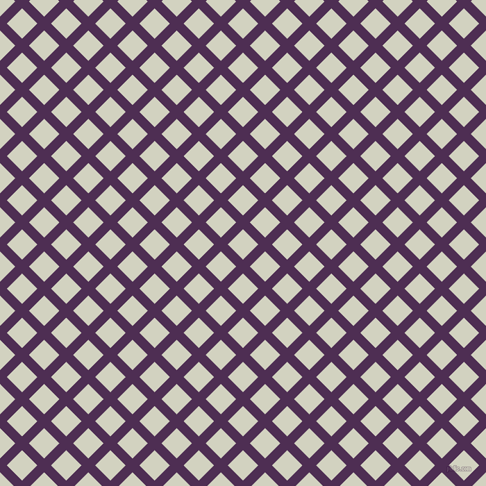 45/135 degree angle diagonal checkered chequered lines, 14 pixel lines width, 31 pixel square size, Hot Purple and Celeste plaid checkered seamless tileable