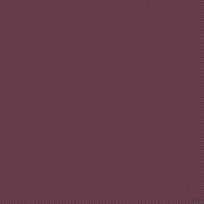 27/117 degree angle diagonal checkered chequered lines, 1 pixel lines width, 4 pixel square size, Indian Red and Valhalla plaid checkered seamless tileable
