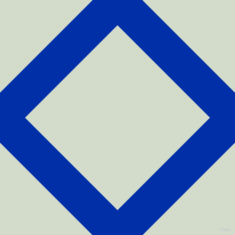 45/135 degree angle diagonal checkered chequered lines, 117 pixel lines width, 433 pixel square size, International Klein Blue and Ottoman plaid checkered seamless tileable