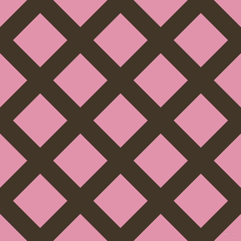 45/135 degree angle diagonal checkered chequered lines, 61 pixel line width, 128 pixel square size, Jacko Bean and Kobi plaid checkered seamless tileable