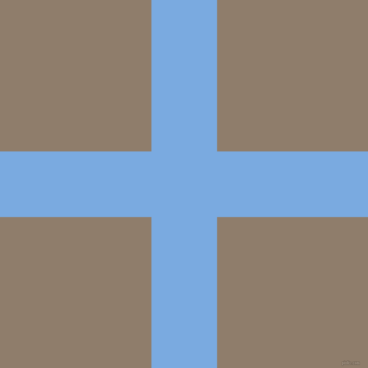 checkered chequered horizontal vertical lines, 130 pixel lines width, 599 pixel square size, Jordy Blue and Squirrel plaid checkered seamless tileable