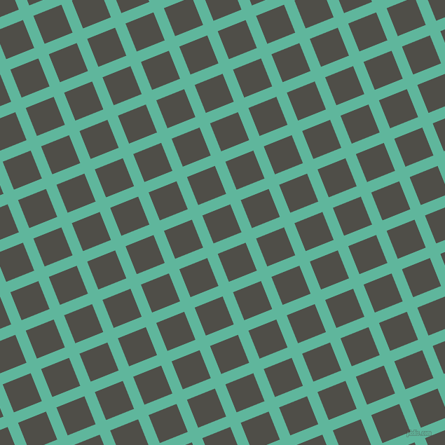 22/112 degree angle diagonal checkered chequered lines, 16 pixel lines width, 43 pixel square size, Keppel and Merlin plaid checkered seamless tileable