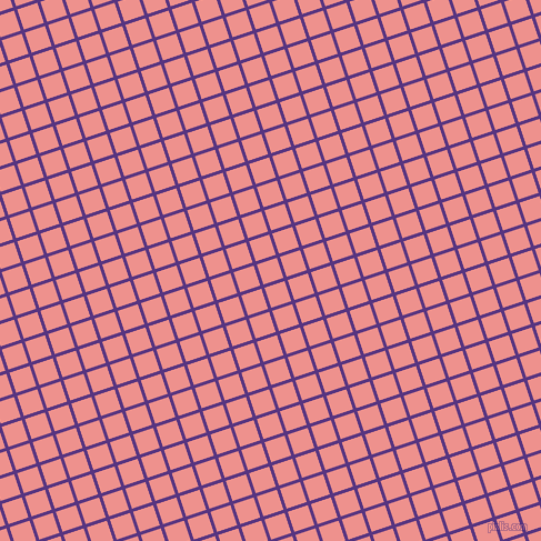18/108 degree angle diagonal checkered chequered lines, 3 pixel line width, 19 pixel square size, Kingfisher Daisy and Sweet Pink plaid checkered seamless tileable