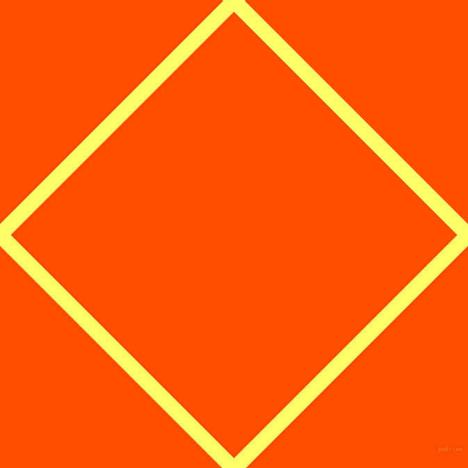 45/135 degree angle diagonal checkered chequered lines, 22 pixel line width, 454 pixel square size, Laser Lemon and Vermilion plaid checkered seamless tileable