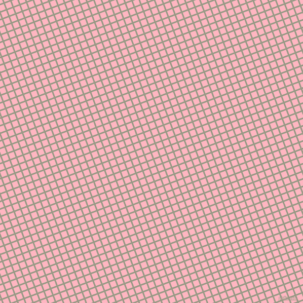 21/111 degree angle diagonal checkered chequered lines, 3 pixel lines width, 11 pixel square size, Lemon Grass and Light Pink plaid checkered seamless tileable