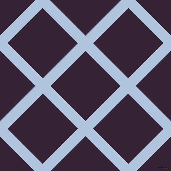 45/135 degree angle diagonal checkered chequered lines, 35 pixel lines width, 162 pixel square size, Light Steel Blue and Mardi Gras plaid checkered seamless tileable