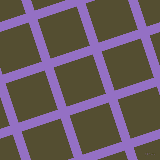 18/108 degree angle diagonal checkered chequered lines, 31 pixel line width, 137 pixel square size, Lilac Bush and Thatch Green plaid checkered seamless tileable