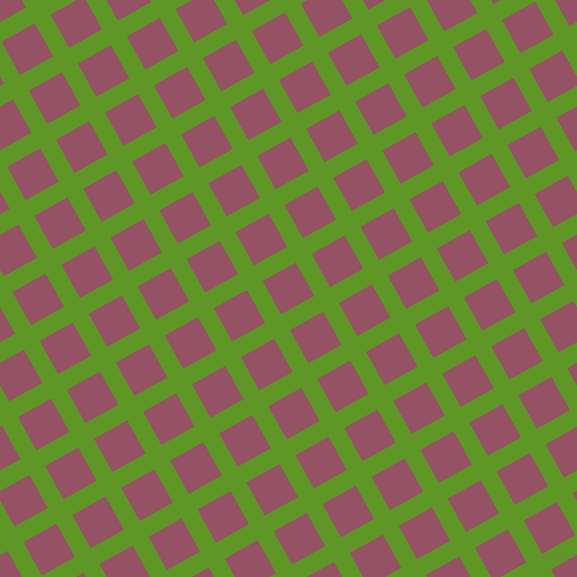29/119 degree angle diagonal checkered chequered lines, 18 pixel lines width, 38 pixel square size, Limeade and Vin Rouge plaid checkered seamless tileable