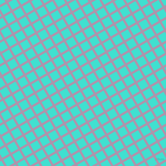 30/120 degree angle diagonal checkered chequered lines, 9 pixel line width, 32 pixel square size, London Hue and Turquoise plaid checkered seamless tileable