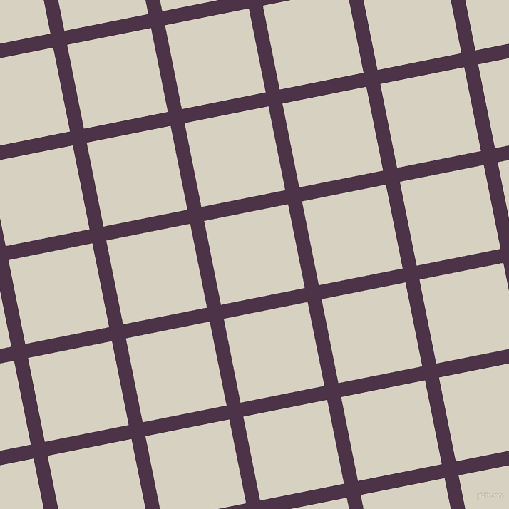 11/101 degree angle diagonal checkered chequered lines, 20 pixel lines width, 120 pixel square size, Loulou and Ecru White plaid checkered seamless tileable