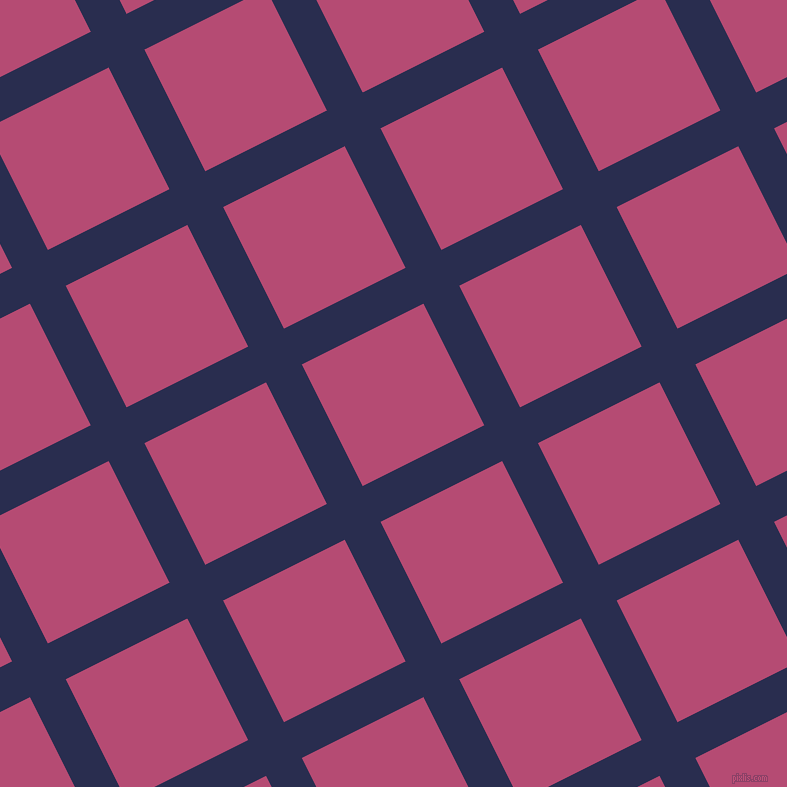 27/117 degree angle diagonal checkered chequered lines, 40 pixel line width, 136 pixel square size, Lucky Point and Royal Heath plaid checkered seamless tileable