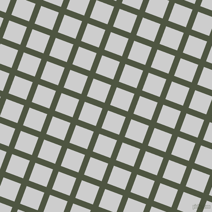 69/159 degree angle diagonal checkered chequered lines, 12 pixel lines width, 38 pixel square size, Lunar Green and Very Light Grey plaid checkered seamless tileable
