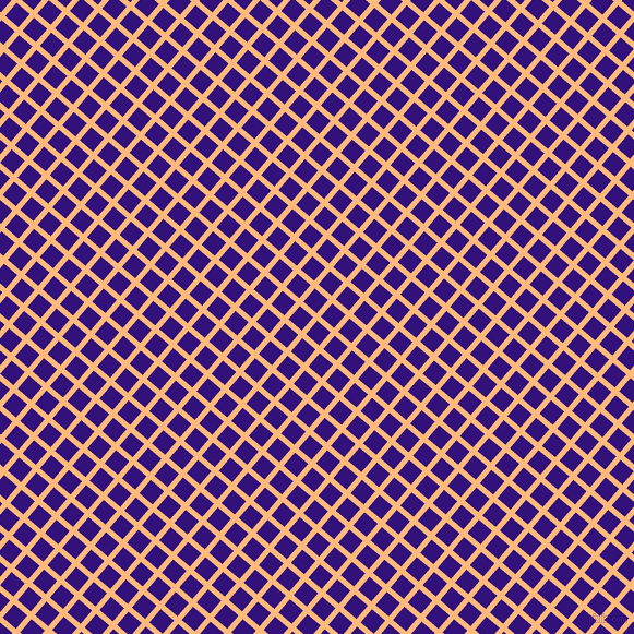 49/139 degree angle diagonal checkered chequered lines, 5 pixel line width, 16 pixel square size, Macaroni And Cheese and Persian Indigo plaid checkered seamless tileable