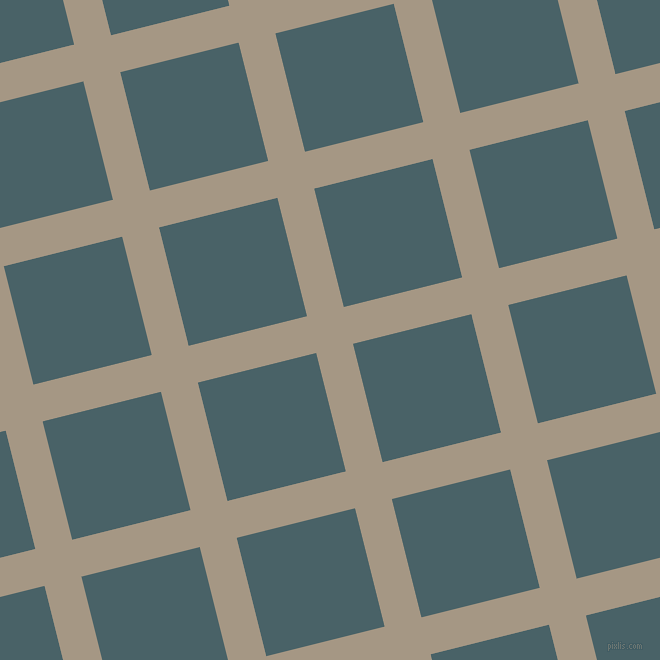 14/104 degree angle diagonal checkered chequered lines, 38 pixel line width, 122 pixel square size, Malta and Smalt Blue plaid checkered seamless tileable