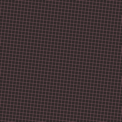 84/174 degree angle diagonal checkered chequered lines, 1 pixel line width, 12 pixel square size, Mauve Taupe and Livid Brown plaid checkered seamless tileable