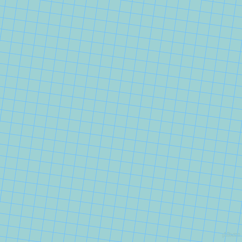 82/172 degree angle diagonal checkered chequered lines, 1 pixel line width, 22 pixel square size, Maya Blue and Morning Glory plaid checkered seamless tileable