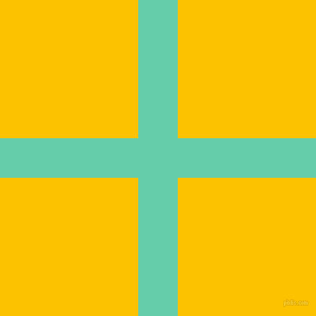 checkered chequered horizontal vertical lines, 57 pixel lines width, 398 pixel square size, Medium Aquamarine and Golden Poppy plaid checkered seamless tileable
