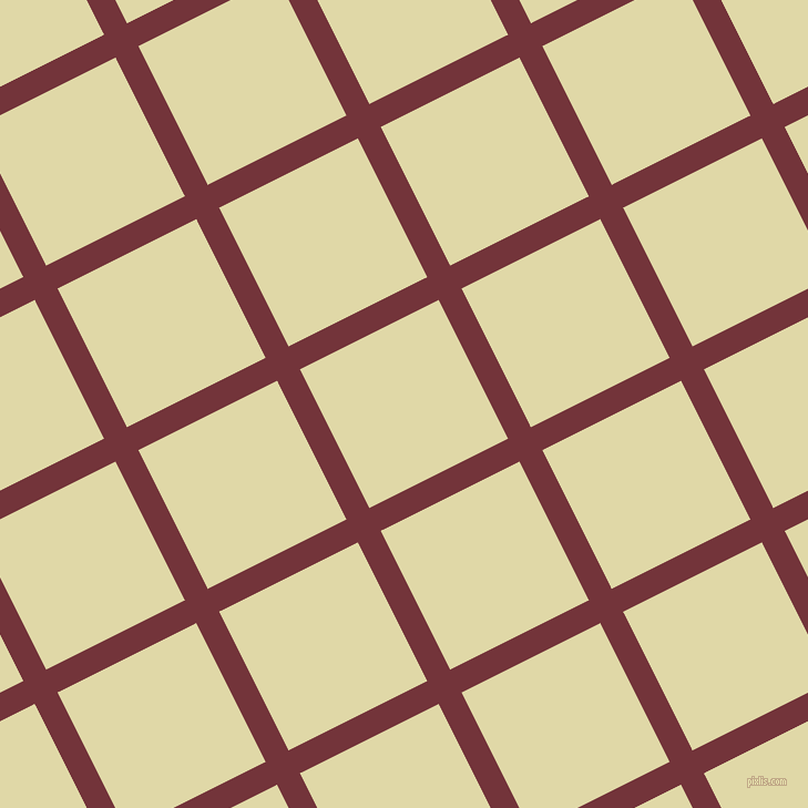 27/117 degree angle diagonal checkered chequered lines, 23 pixel line width, 140 pixel square size, Merlot and Mint Julep plaid checkered seamless tileable
