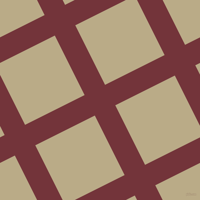 27/117 degree angle diagonal checkered chequered lines, 80 pixel lines width, 233 pixel square size, Merlot and Pavlova plaid checkered seamless tileable