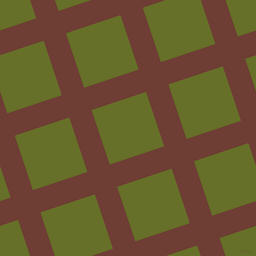 18/108 degree angle diagonal checkered chequered lines, 75 pixel line width, 183 pixel square size, Metallic Copper and Rain Forest plaid checkered seamless tileable