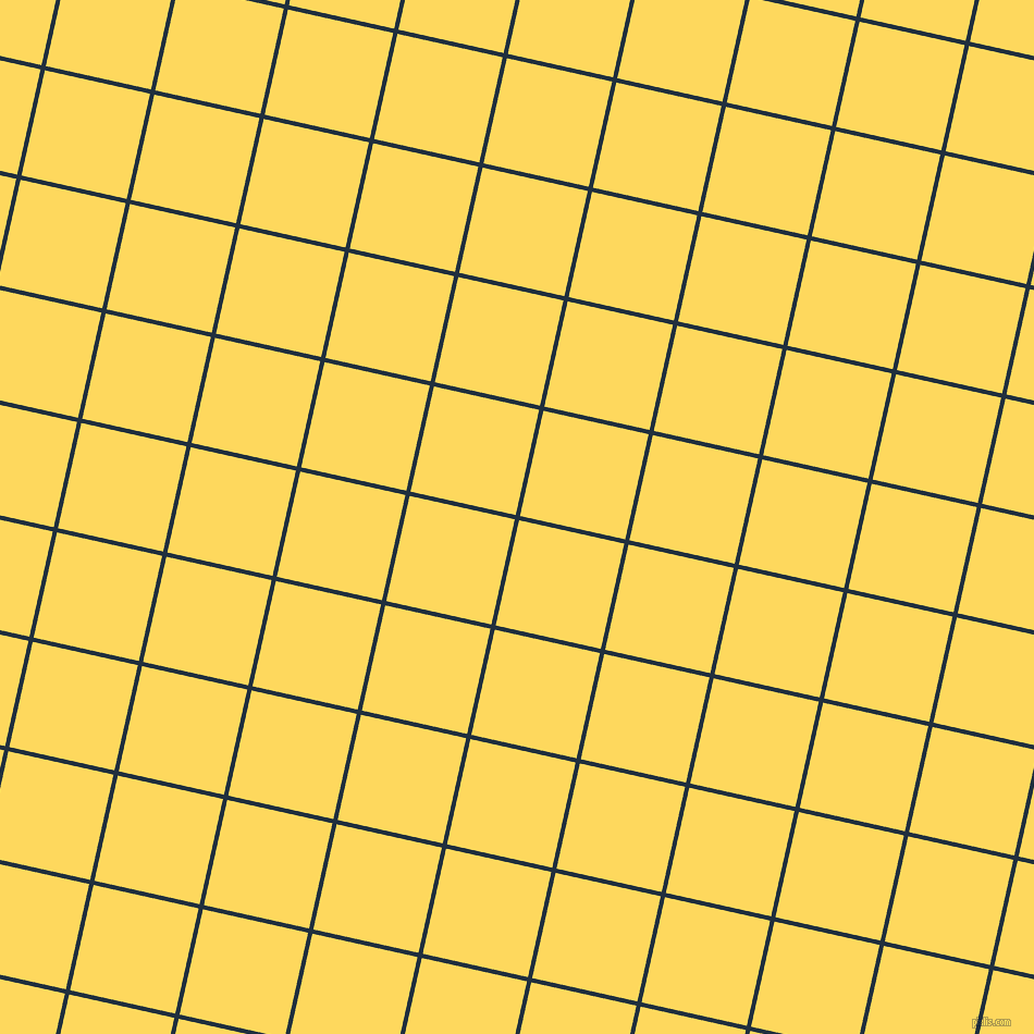 77/167 degree angle diagonal checkered chequered lines, 4 pixel lines width, 99 pixel square size, Midnight and Dandelion plaid checkered seamless tileable