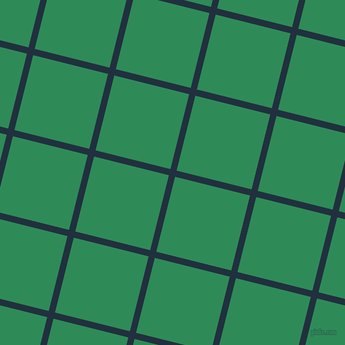 76/166 degree angle diagonal checkered chequered lines, 9 pixel line width, 109 pixel square size, Midnight and Sea Green plaid checkered seamless tileable
