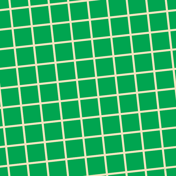6/96 degree angle diagonal checkered chequered lines, 8 pixel lines width, 67 pixel square size, Milk Punch and Pigment Green plaid checkered seamless tileable