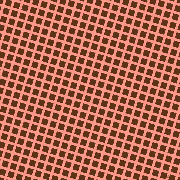 73/163 degree angle diagonal checkered chequered lines, 10 pixel lines width, 23 pixel square size, Mona Lisa and Baker