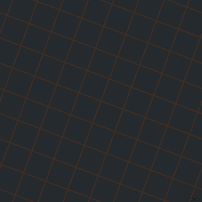 69/159 degree angle diagonal checkered chequered lines, 4 pixel lines width, 78 pixel square size, Morocco Brown and Cinder plaid checkered seamless tileable