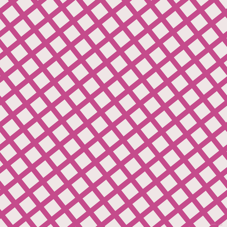 39/129 degree angle diagonal checkered chequered lines, 17 pixel line width, 41 pixel square size, Mulberry and Whisper plaid checkered seamless tileable
