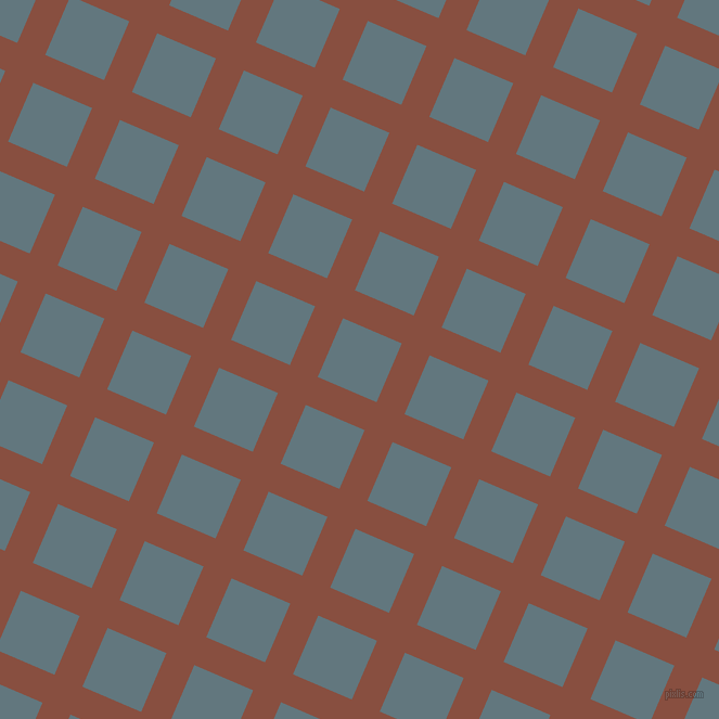 67/157 degree angle diagonal checkered chequered lines, 28 pixel lines width, 59 pixel square size, Mule Fawn and Blue Bayoux plaid checkered seamless tileable