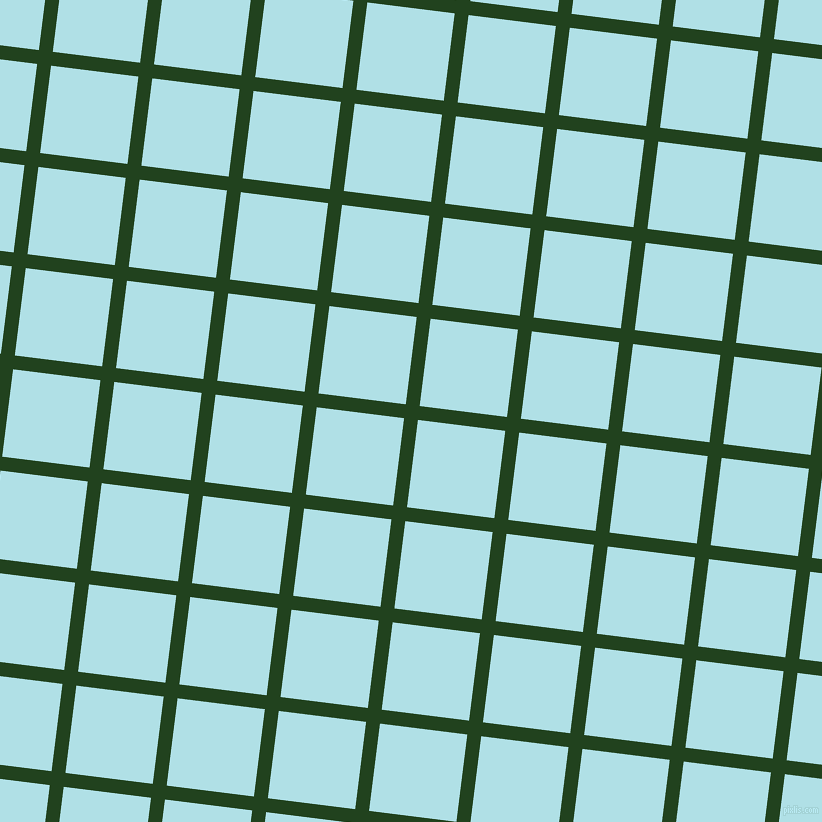 83/173 degree angle diagonal checkered chequered lines, 14 pixel line width, 88 pixel square size, Myrtle and Powder Blue plaid checkered seamless tileable