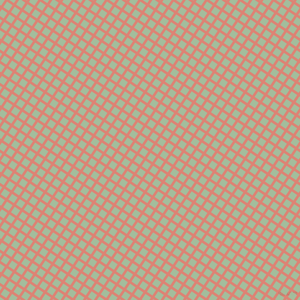 56/146 degree angle diagonal checkered chequered lines, 5 pixel line width, 13 pixel square size, New York Pink and Spring Rain plaid checkered seamless tileable
