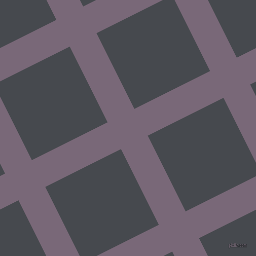 27/117 degree angle diagonal checkered chequered lines, 59 pixel line width, 167 pixel square size, Old Lavender and Tuna plaid checkered seamless tileable