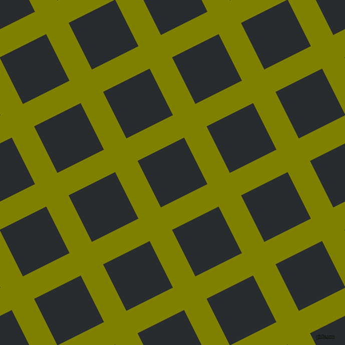 27/117 degree angle diagonal checkered chequered lines, 50 pixel lines width, 104 pixel square size, Olive and Bunker plaid checkered seamless tileable