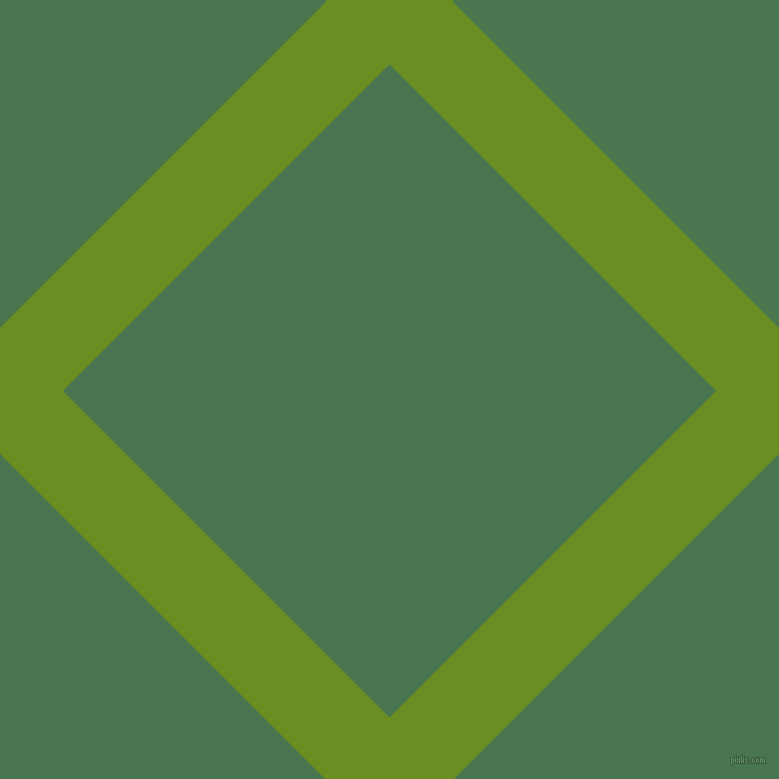 45/135 degree angle diagonal checkered chequered lines, 89 pixel line width, 462 pixel square size, Olive Drab and Killarney plaid checkered seamless tileable