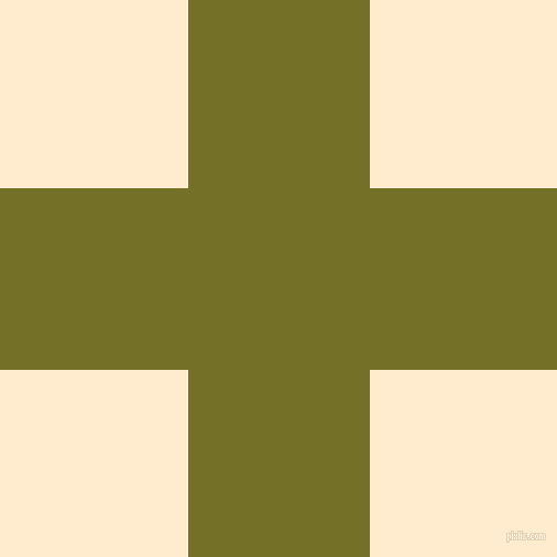 checkered chequered horizontal vertical lines, 165 pixel line width, 341 pixel square size, Olivetone and Blanched Almond plaid checkered seamless tileable
