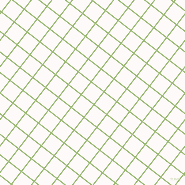 52/142 degree angle diagonal checkered chequered lines, 4 pixel lines width, 49 pixel square size, Olivine and Snow plaid checkered seamless tileable
