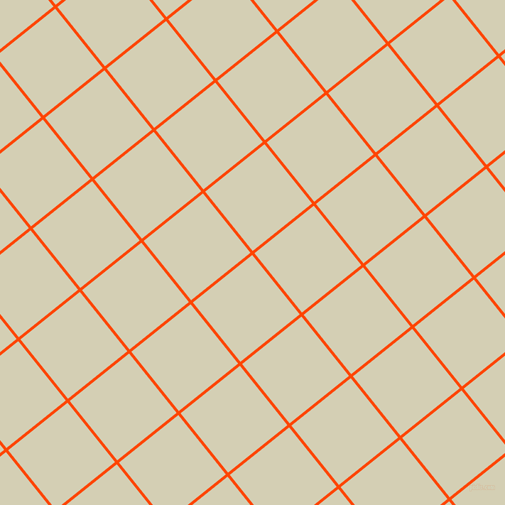 39/129 degree angle diagonal checkered chequered lines, 4 pixel lines width, 107 pixel square size, Orange Red and White Rock plaid checkered seamless tileable