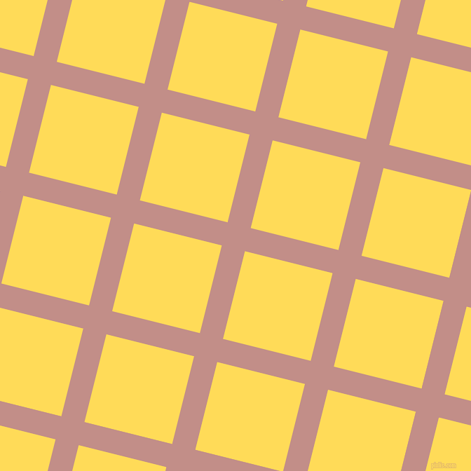 76/166 degree angle diagonal checkered chequered lines, 34 pixel lines width, 129 pixel square size, Oriental Pink and Mustard plaid checkered seamless tileable