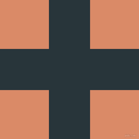 checkered chequered horizontal vertical lines, 132 pixel lines width, 314 pixel square size, Oxford Blue and Copper plaid checkered seamless tileable