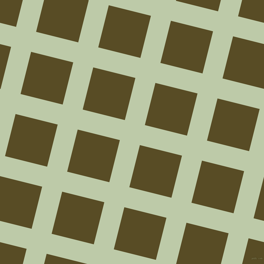 76/166 degree angle diagonal checkered chequered lines, 66 pixel lines width, 139 pixel square size, Pale Leaf and Bronze Olive plaid checkered seamless tileable
