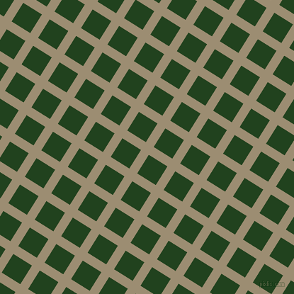 58/148 degree angle diagonal checkered chequered lines, 13 pixel lines width, 31 pixel square size, Pale Oyster and Myrtle plaid checkered seamless tileable