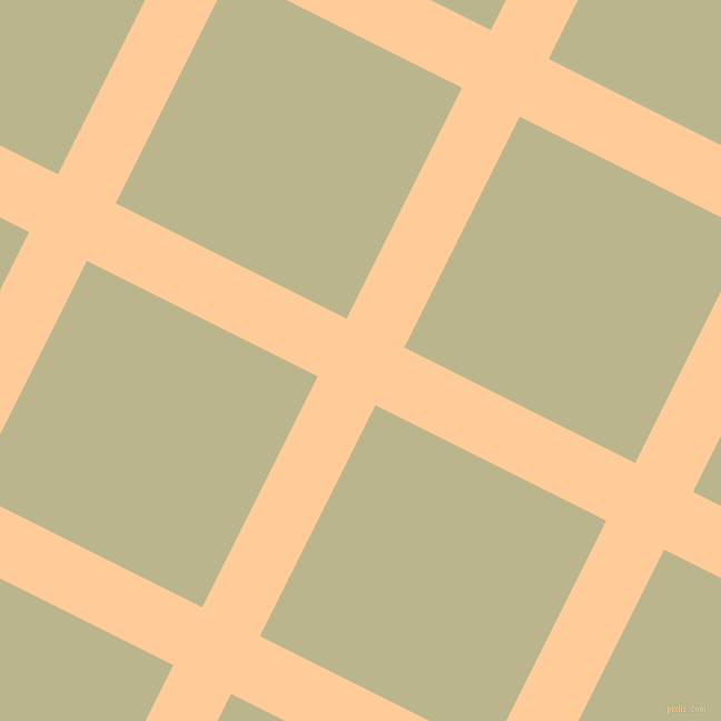 63/153 degree angle diagonal checkered chequered lines, 58 pixel lines width, 232 pixel square size, Peach-Orange and Coriander plaid checkered seamless tileable